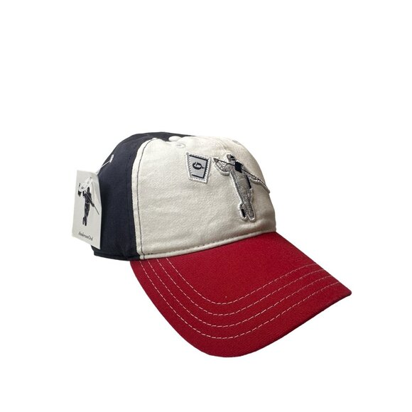 Anderson Ord Golf Adjustable Baseball Cap Mens OS White Navy Red Athleisure NEW - Picture 1 of 6